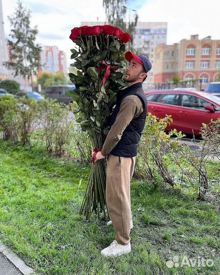 Высокие розы Гигантские розы Доставка цветов