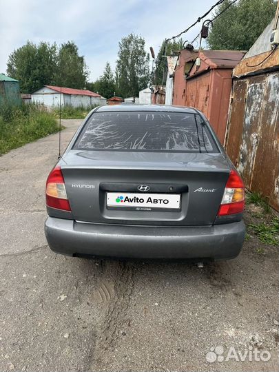 Hyundai Accent 1.5 МТ, 2004, 288 833 км