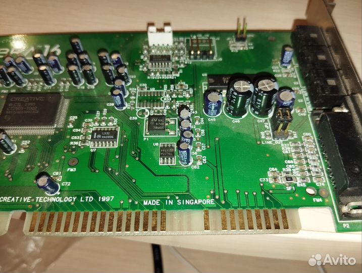 Isa звуковая карта Vibra16 model: CT4180