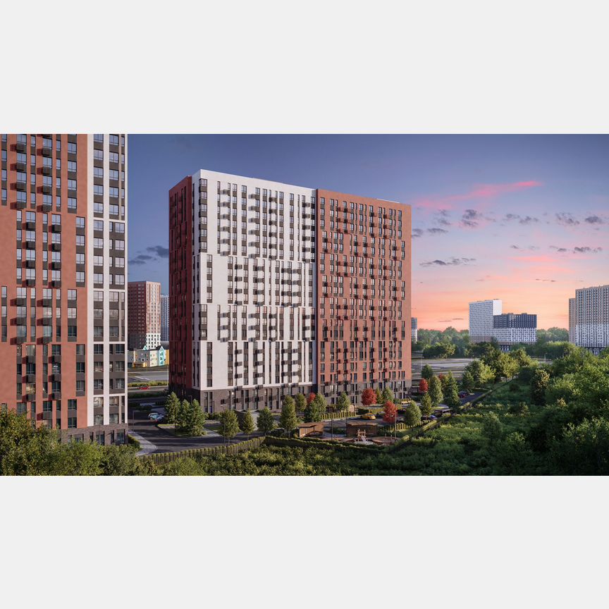 2-к. квартира, 62,5 м², 3/19 эт.