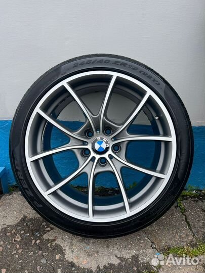 Диски r19 на BMW с шинами pirelli