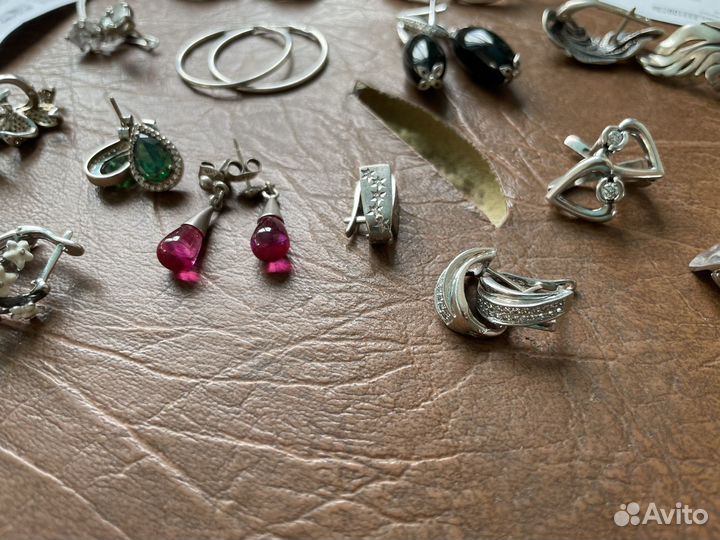 Серебряные серьги