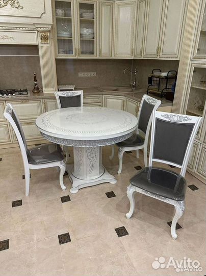 Стол, стулья набор. Доставка по всей России