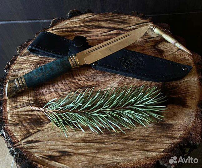 Нож Финка нквд из дамасской стали