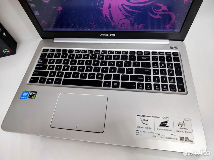 Тонкий asus c ips, i7,gtx950,12gb (гарантия)