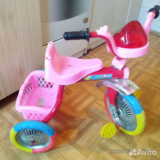 Велосипед. Музыкальный, с подсветкой. До 25 кг