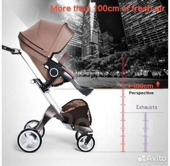 Коляска Doux Bebe 3 в 1(аналог Stokke)