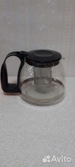 Заварник стеклянный новый