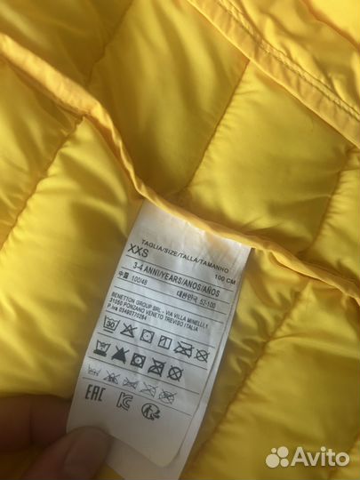 Жилет утепленный детский Benetton 100 см