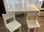 Детский комплект столик и 2 стульчика