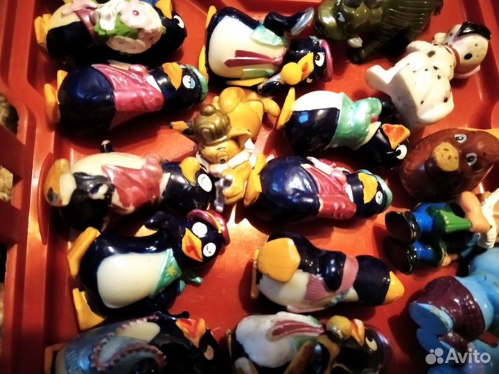 Игрушки из киндер сюрприза 90х