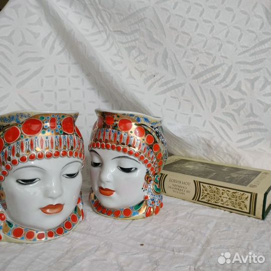 Чайная пара подсвечники кружки чайник лфз СССР