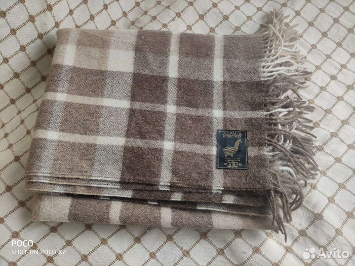 Плед из альпака