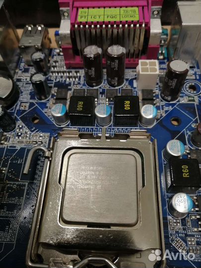 Материнская плата Gigabyte сокет 775