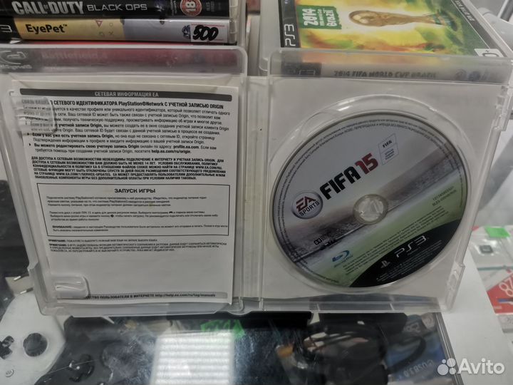 Диск fifa 15 ps3