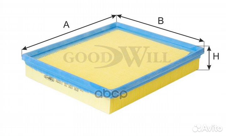 Фильтр воздушный AG601 Goodwill