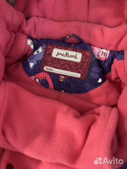 Зимний комбинезон для девочки 86