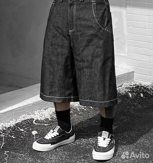 Джинсовые Шорты Длинные Jnco type