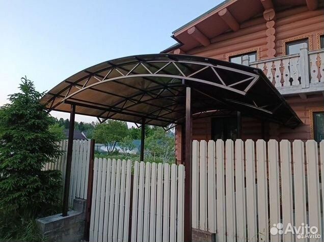 Навесы из поликарбоната под ключ