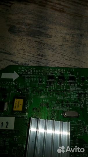Плата Main BN41-01632B/С samsung PS43D450A2W