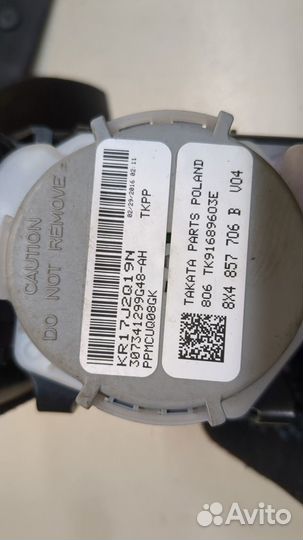 Ремень безопасности Audi A1 (8X), 2016