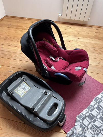 Детское автокресло maxi cosi cabrio fix c основой
