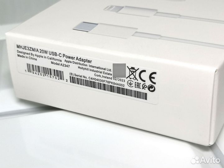 Зарядка для iPhone Блок 20W и кабель