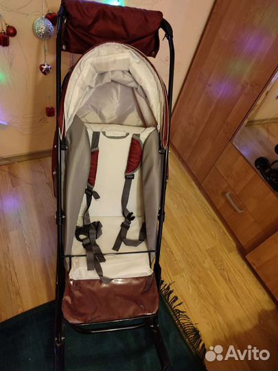 Коляска-санки