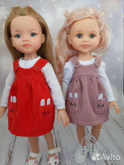 Одежда для кукол паола рейна 32-34 см
