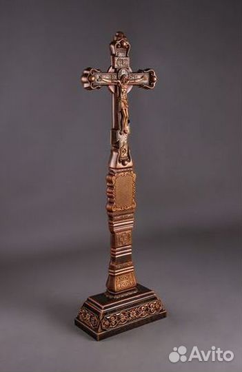 Крест надгробный литой