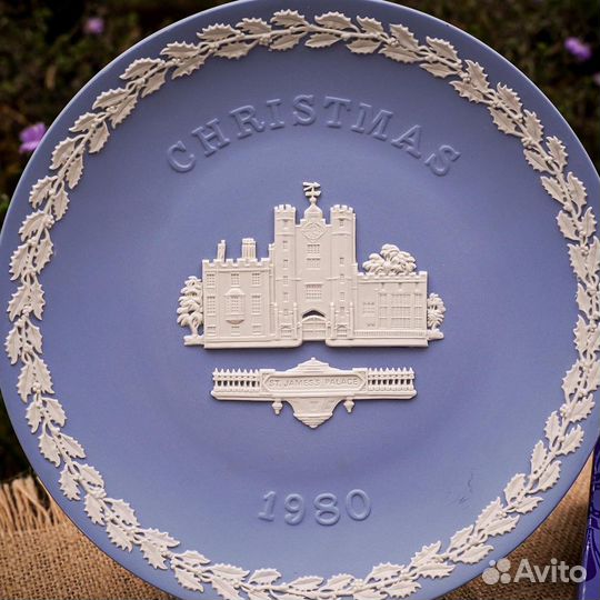 Wedgwood рождественская тарелка, Англия, 1980 год