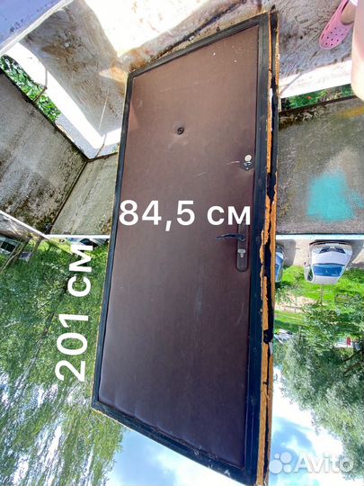 Дверь входная железная бу