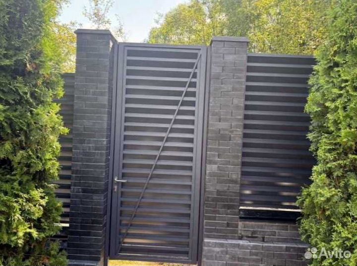 Забор жалюзи