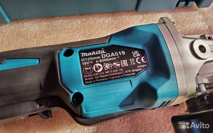Болгарка Мakita 125мм Акб 18v полный ком-кт/диски