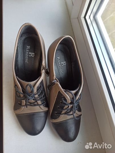 Туфли кожаные 38 р-ра