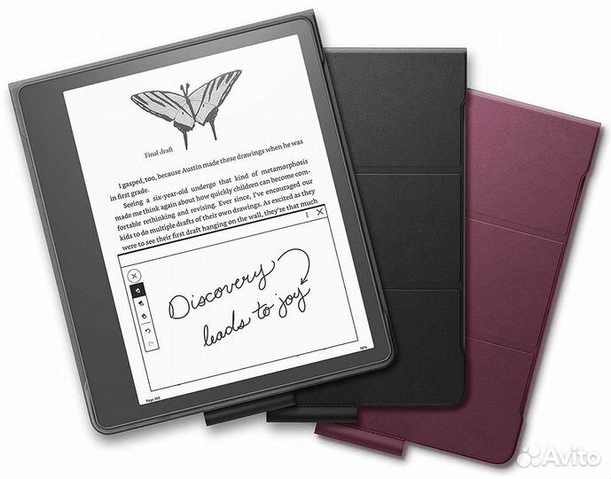 Amazon Kindle Scribe Обложка Оригинал Кожа Бордо