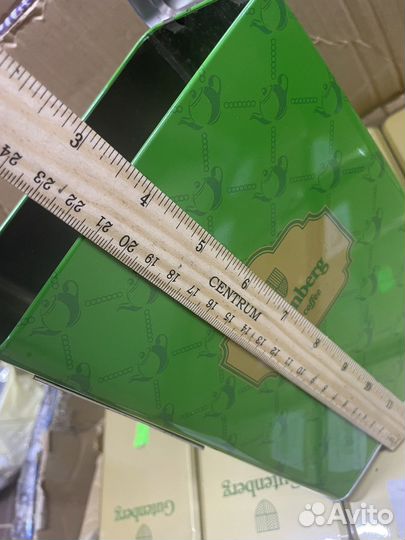 Железная коробка для чая с окном