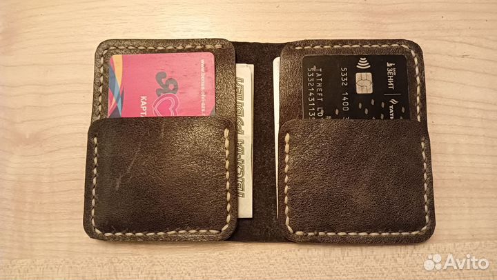 Кардходер из натуральной кожи
