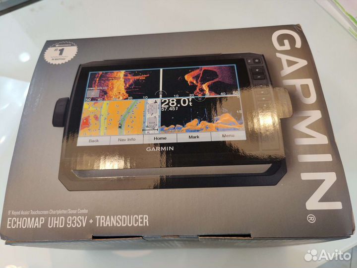 Garmin Echomap UHD 93sv c датчиком GT-56