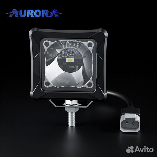 Светодиодная фара Aurora ALO-D3-2-P23-RGB с подсве