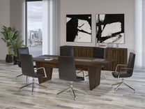 Стол corner 120 gloss athens brown sintered stone black м city