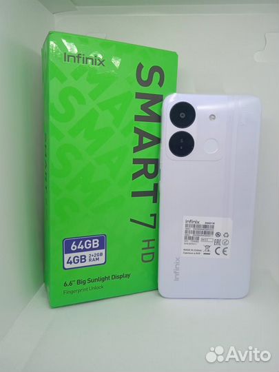 Infinix Smart 7 HD, 2/64 ГБ