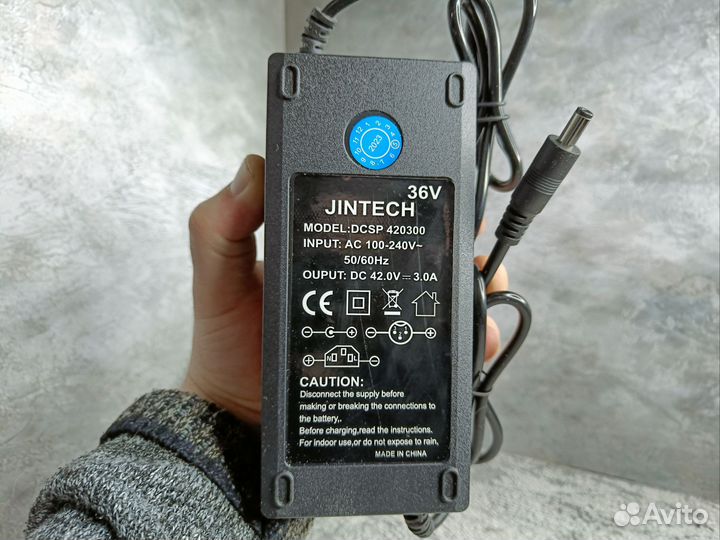 42V 3А Зарядное Устройство для Электровелосипеда