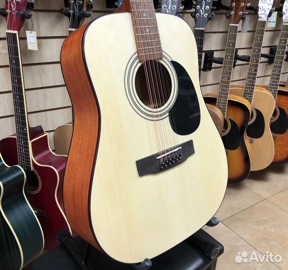 12 струнная гитара Cort AD810-12-OP +чехол