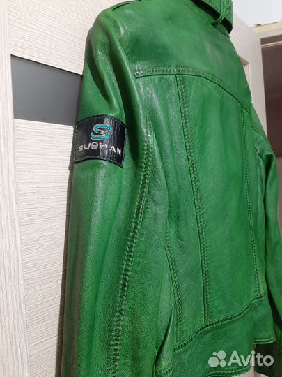 Куртка кожаная женская демисезонная 44-46 р