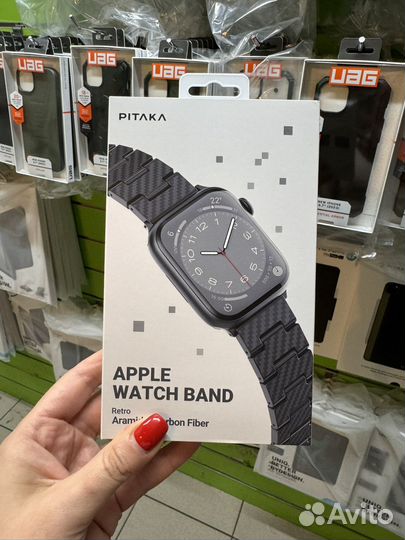 Браслет Pitaka Retro для Apple Watch 38-49mm