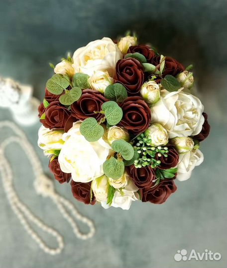 Цветы. Букет из мыльных роз