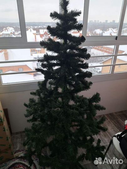 Елка искусственная 180 см бу