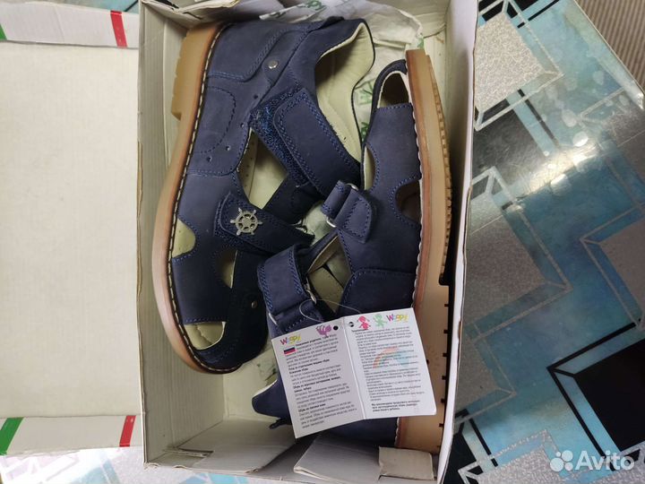 Новый кожаные сандали woopy orthopedic