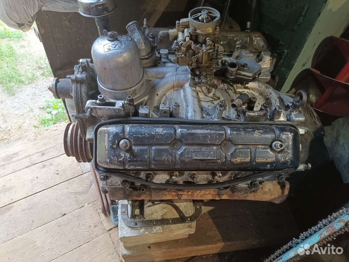 Двигатель газ 66